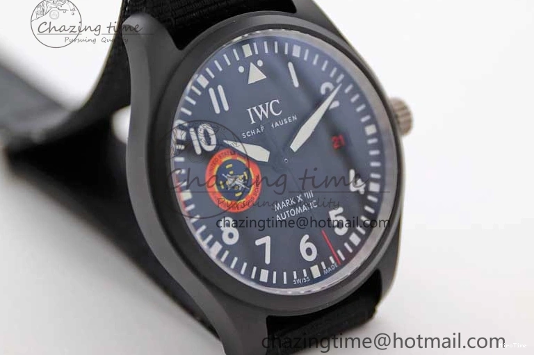 MIROTIME 0717 Mark XVIII ‘TOPGUN SFTI’ Ceramic M+F Best Edition Black Dial on Black Nylon Strap A MultiPurpose 7047